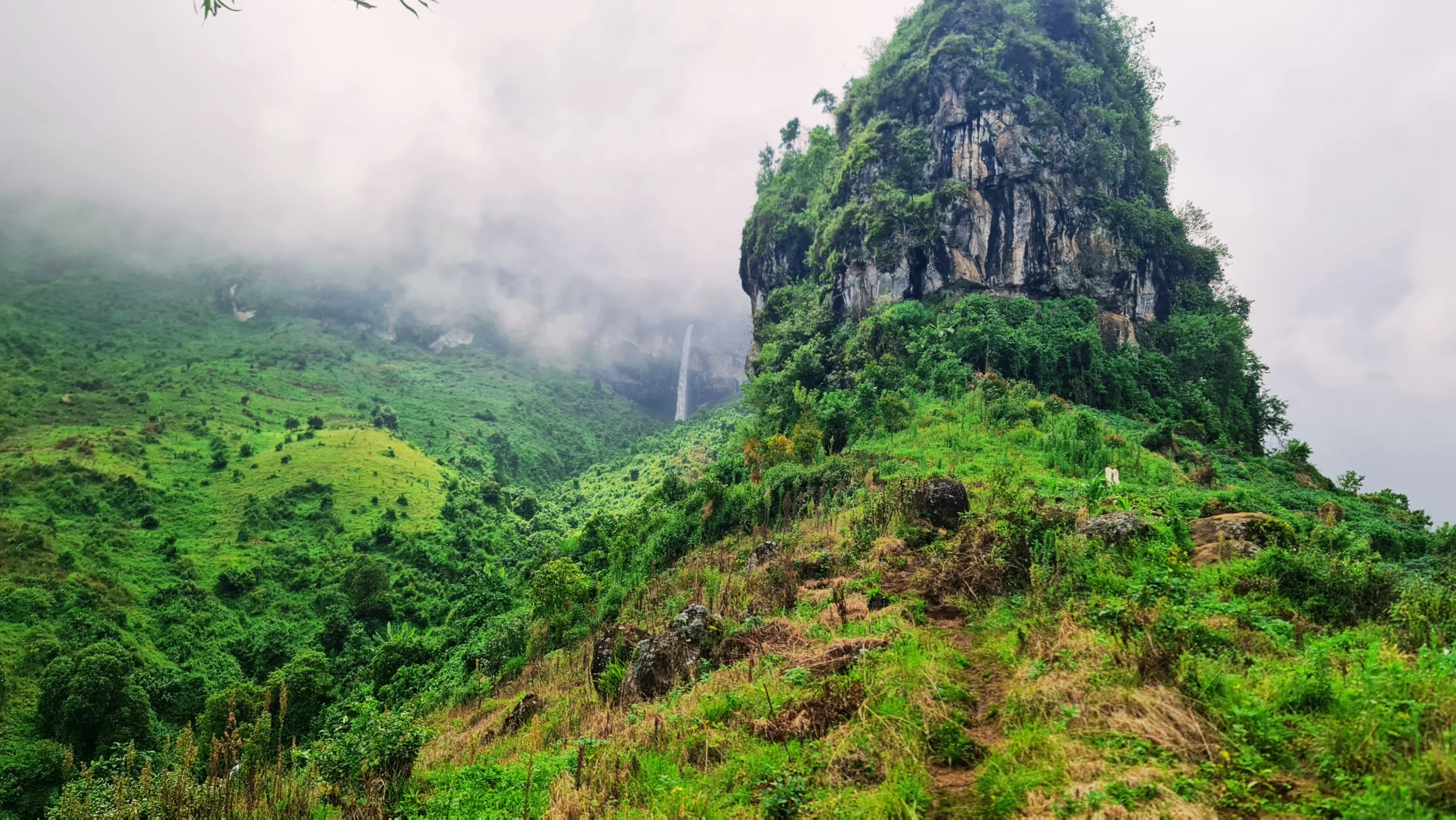 Nabunyifu Falls on the Sasa Trail, Mt Elgon