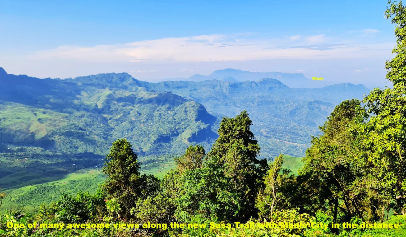 Views along the new Sasa Trail, Mt Elgon
